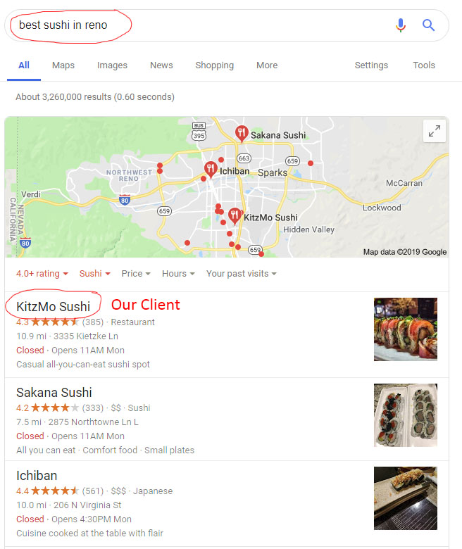 best sushi in reno search results