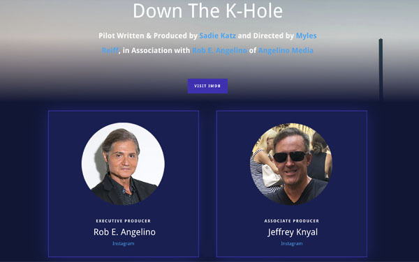 Down the K-Hole staring Rob E. Angelino